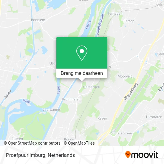 Proefpuurlimburg kaart