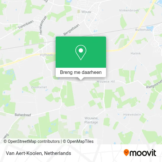Van Aert-Koolen kaart