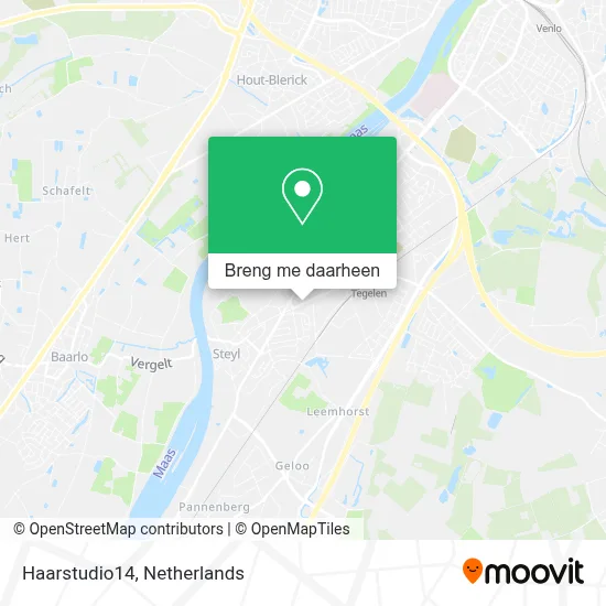 Haarstudio14 kaart