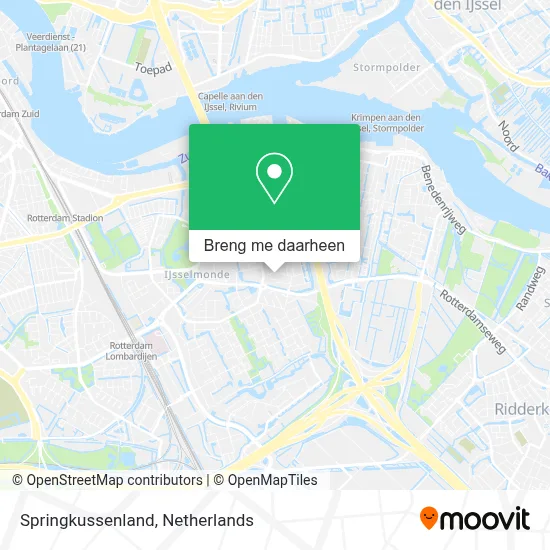 Springkussenland kaart
