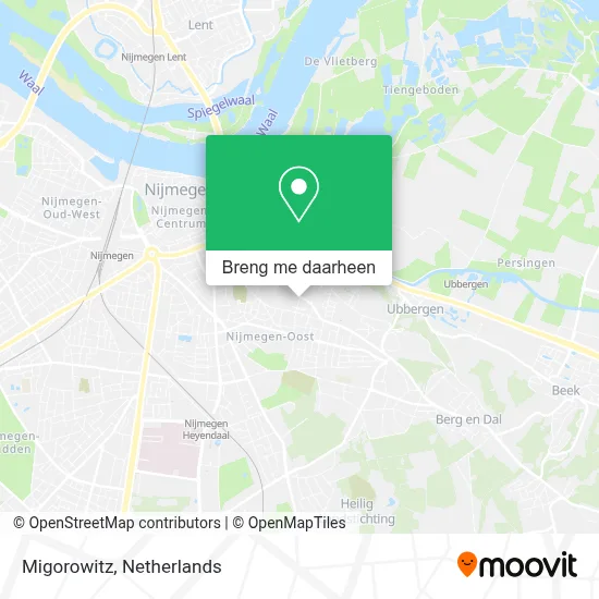Migorowitz kaart