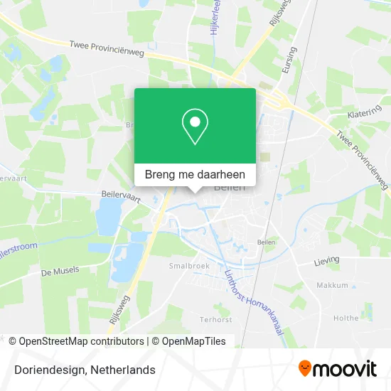 Doriendesign kaart