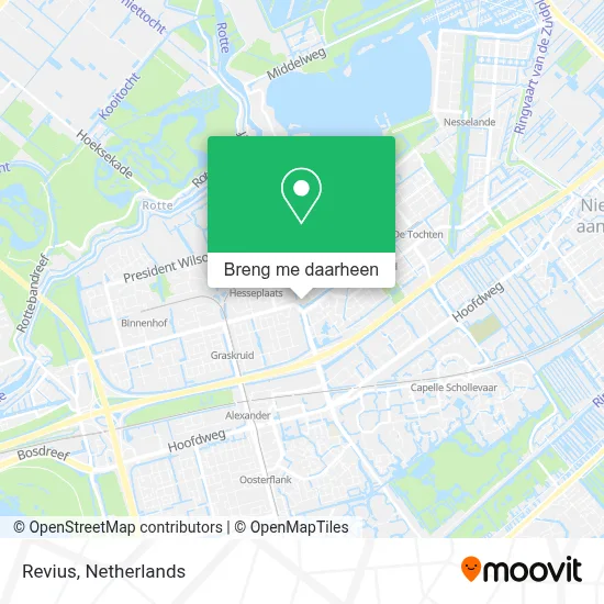 Revius kaart