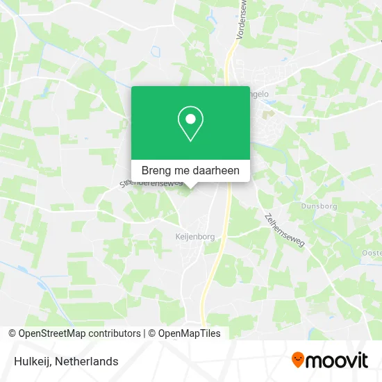 Hulkeij kaart