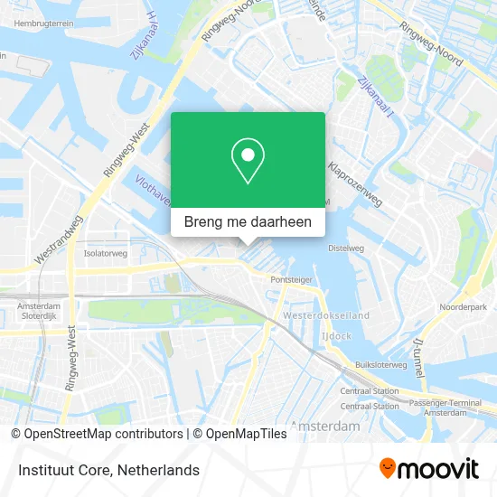 Instituut Core kaart