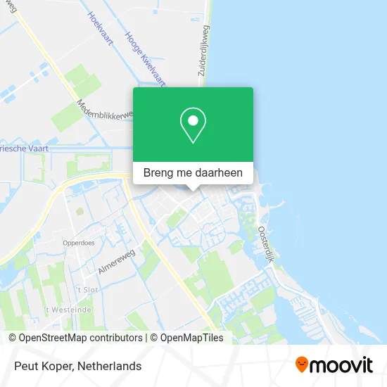 Peut Koper kaart