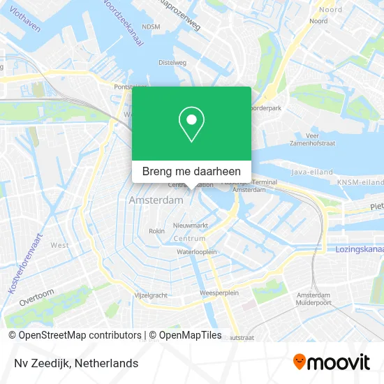Nv Zeedijk kaart