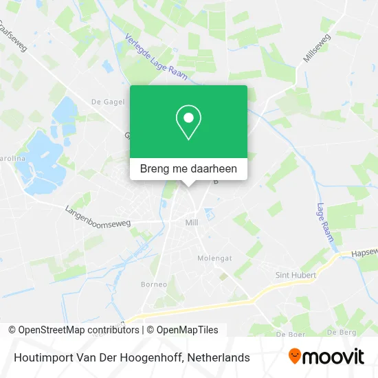 Houtimport Van Der Hoogenhoff kaart