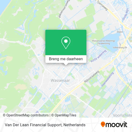 Van Der Laan Financial Support kaart