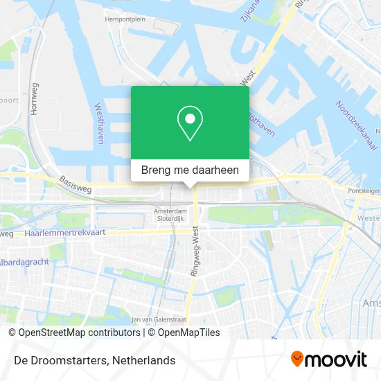 De Droomstarters kaart