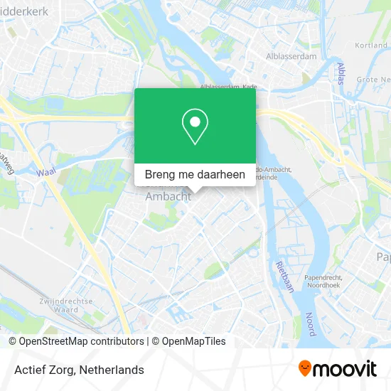 Actief Zorg kaart