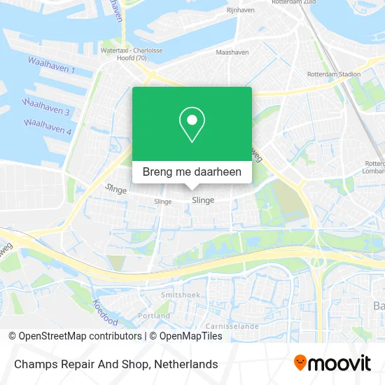 Champs Repair And Shop kaart