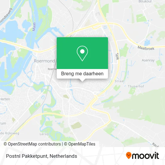 Postnl Pakketpunt kaart