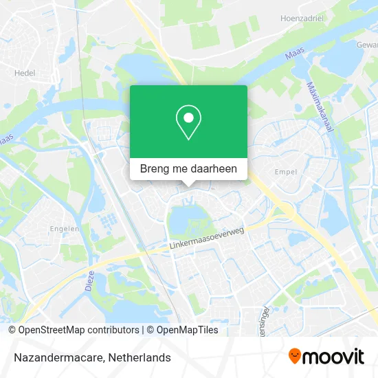 Nazandermacare kaart