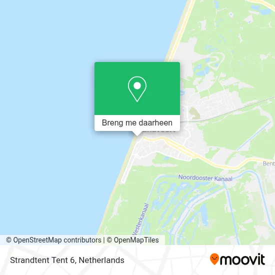 Strandtent Tent 6 kaart