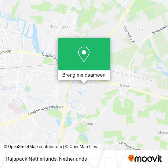 Rajapack Netherlands kaart