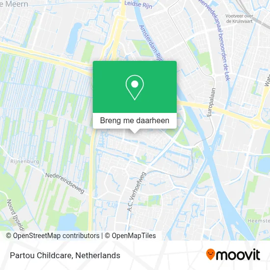 Partou Childcare kaart