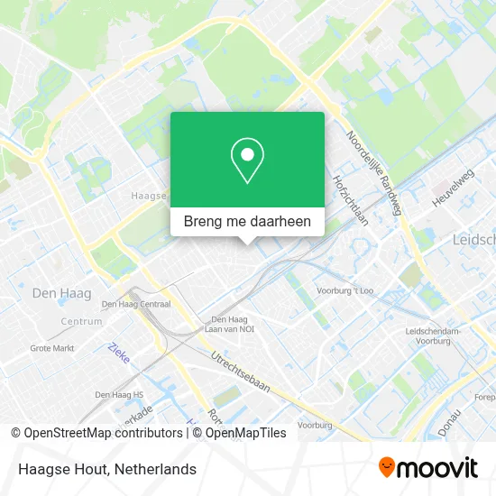 Haagse Hout kaart