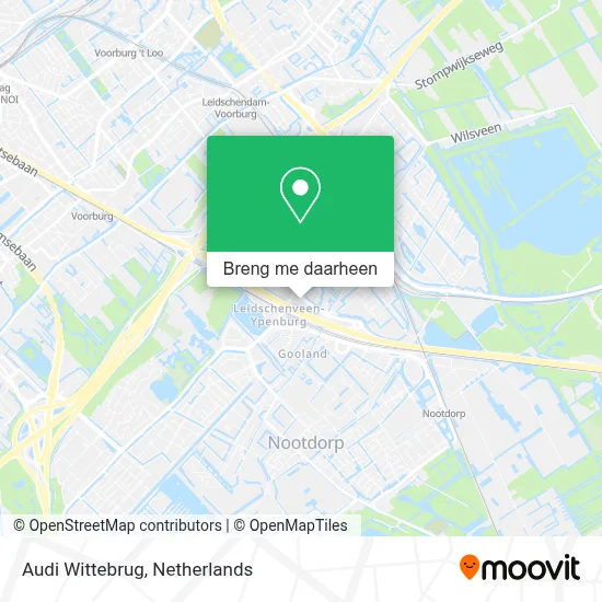 Audi Wittebrug kaart
