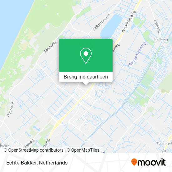 Echte Bakker kaart