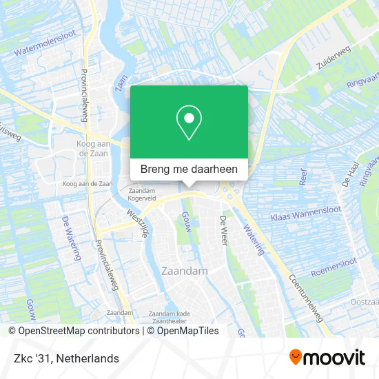 Zkc '31 kaart