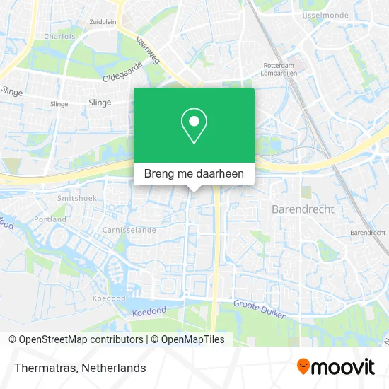 Thermatras kaart