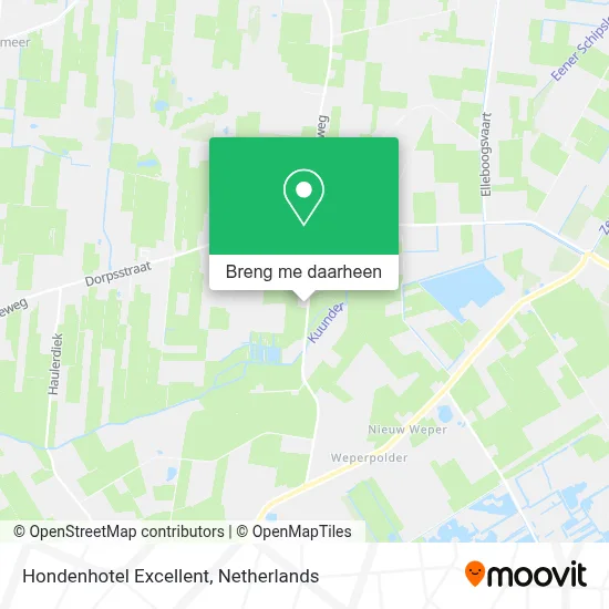 Hondenhotel Excellent kaart