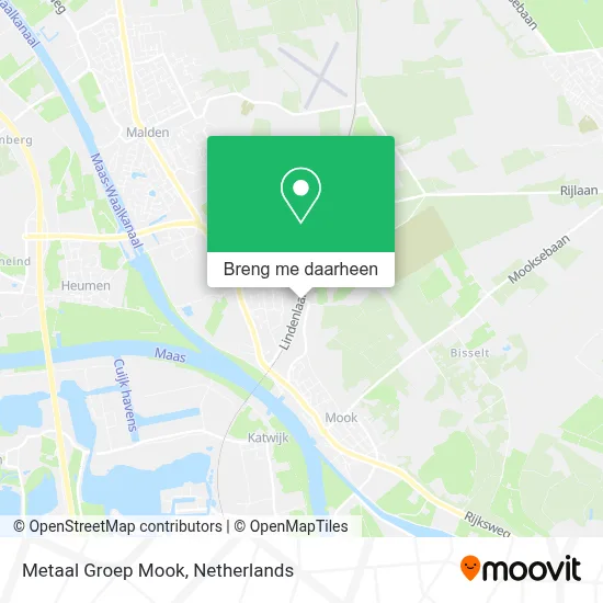 Metaal Groep Mook kaart