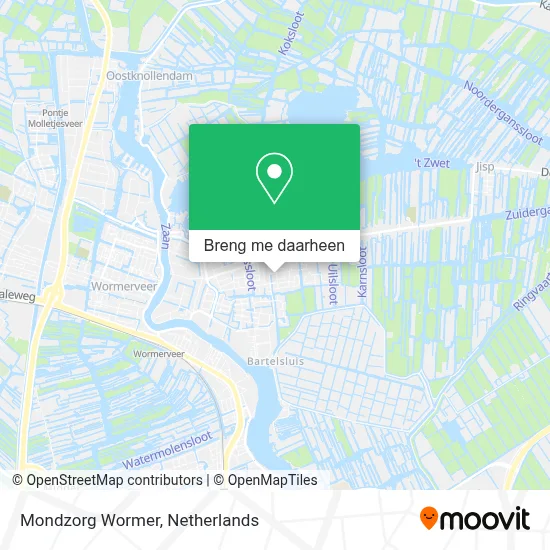 Mondzorg Wormer kaart