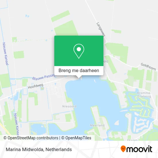 Marina Midwolda kaart