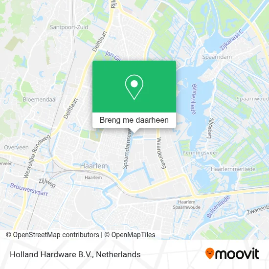 Holland Hardware B.V. kaart