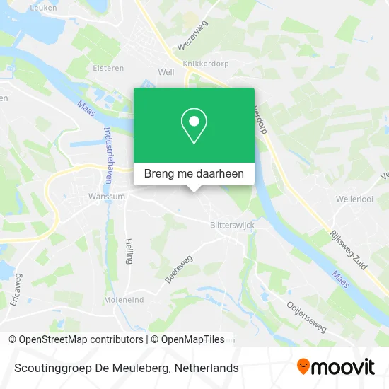 Scoutinggroep De Meuleberg kaart