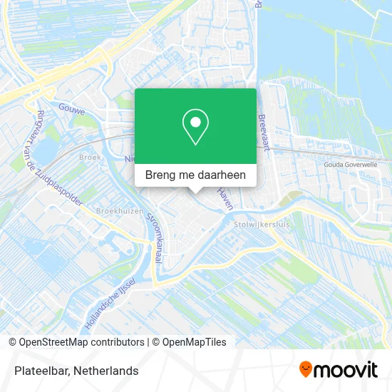 Plateelbar kaart