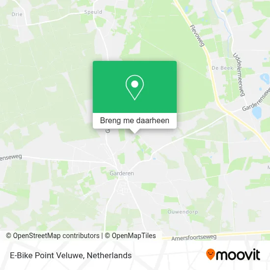 E-Bike Point Veluwe kaart