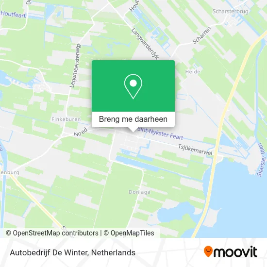 Autobedrijf De Winter kaart