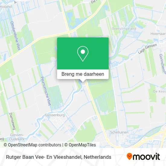 Rutger Baan Vee- En Vleeshandel kaart