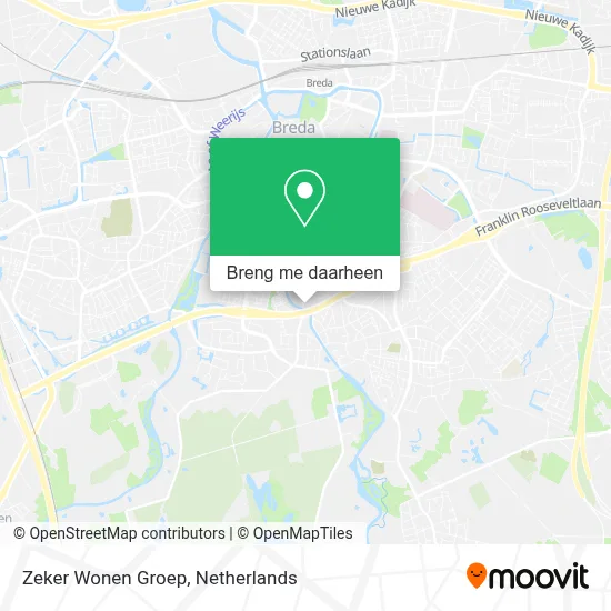 Zeker Wonen Groep kaart