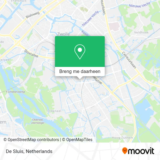 De Sluis kaart