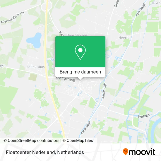 Floatcenter Nederland kaart