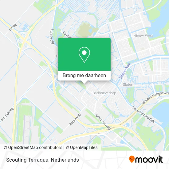 Scouting Terraqua kaart