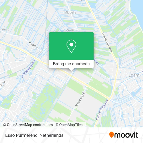 Esso Purmerend kaart