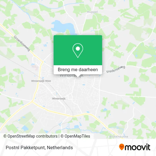 Postnl Pakketpunt kaart
