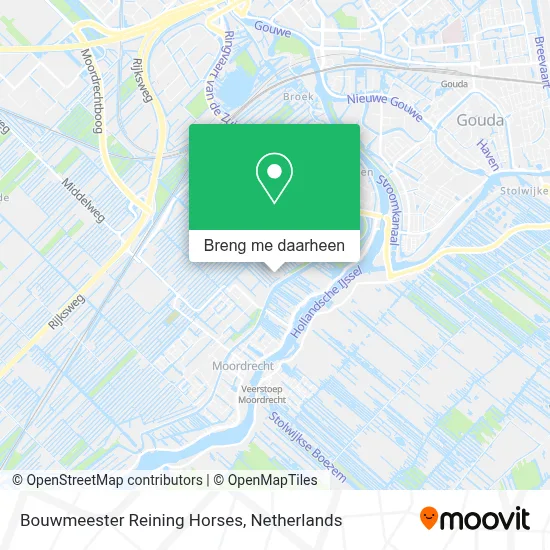 Bouwmeester Reining Horses kaart