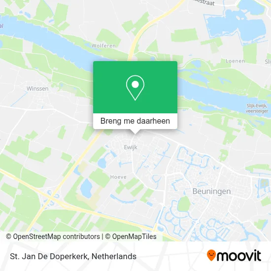 St. Jan De Doperkerk kaart