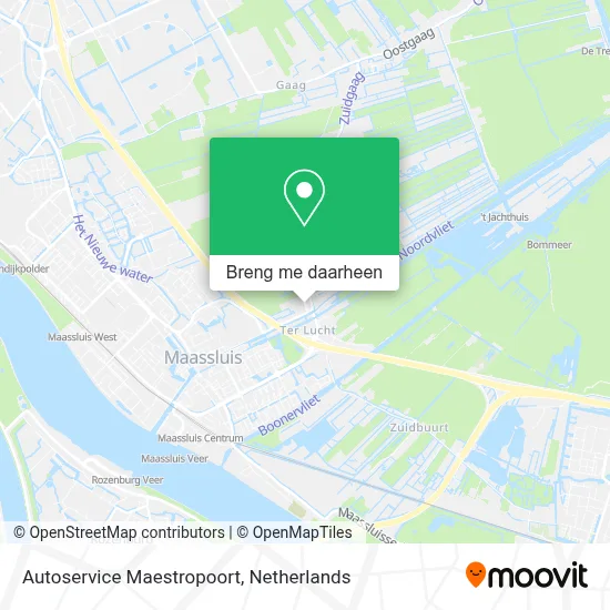 Autoservice Maestropoort kaart