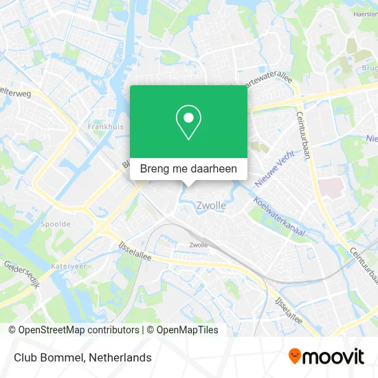Club Bommel kaart