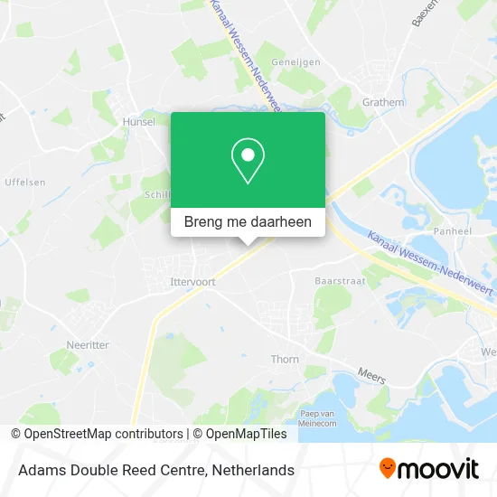 Adams Double Reed Centre kaart