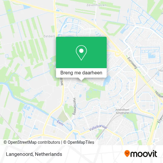 Langenoord kaart