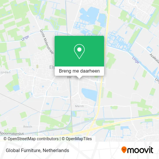 Global Furniture kaart