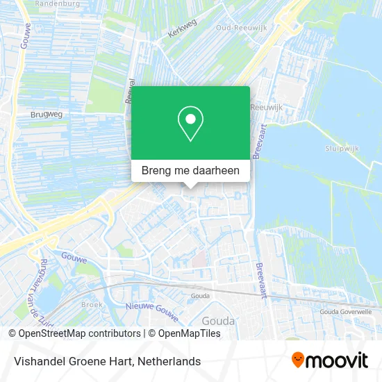Vishandel Groene Hart kaart